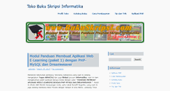 Desktop Screenshot of bukuskripsi.com